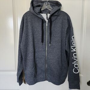 Calvin Klein Performance Heather Gray Outerwear